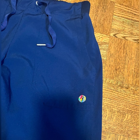 Scrubletics Women's Jogger Fit Drawstring Elastic Stretch Waist Scrub Pants - Picture 4 of 8